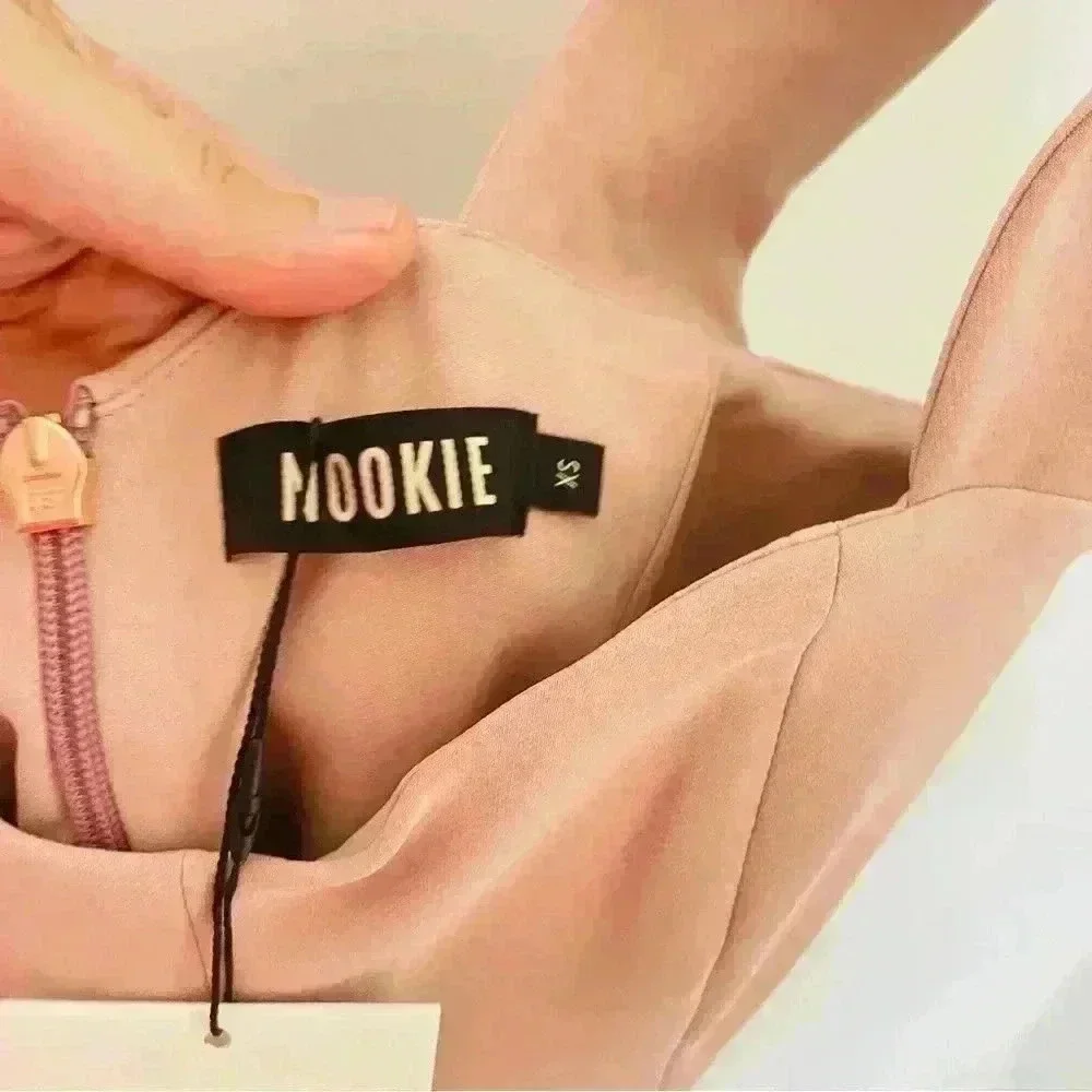 NWT Nookie Divine Midi Dress Dusty Pink - Picture 7 of 8